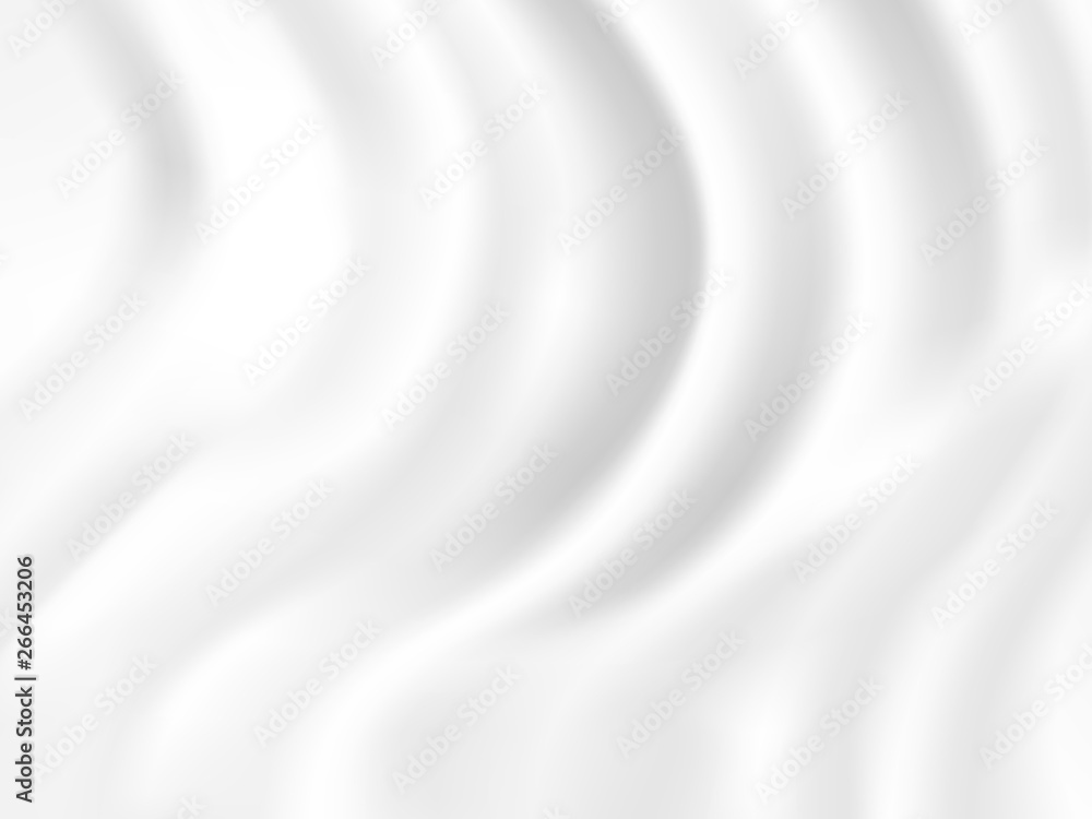 Fototapeta premium abstract background vector white and gray tone, wave overlapping with shadow modern concept, space for text or message web and book design