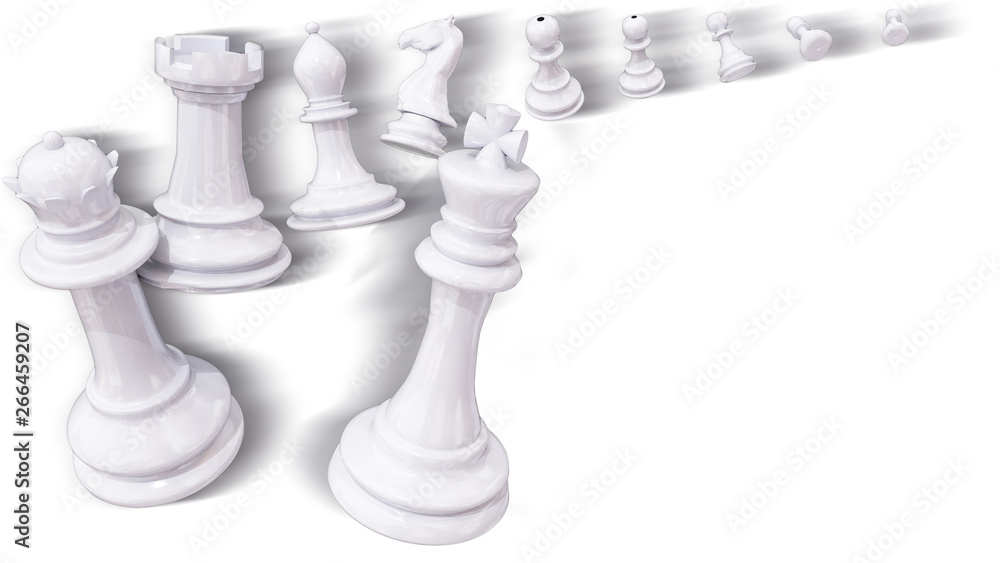 chess pawn all in orbit like moving planets - 3d rendering chess pawn all in orbit like moving planets - 3d rendering