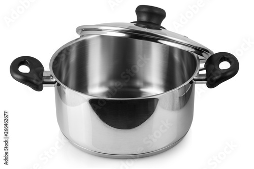 cooking pan isolated on white background with clipping path