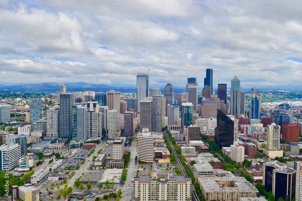 Obraz premium Seattle cityscape view