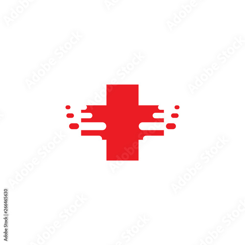 Medical and health care logo design vector template