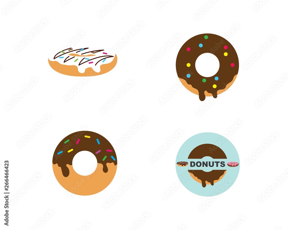 donuts vector,icon,logo illustration donuts vector,icon,logo illustration