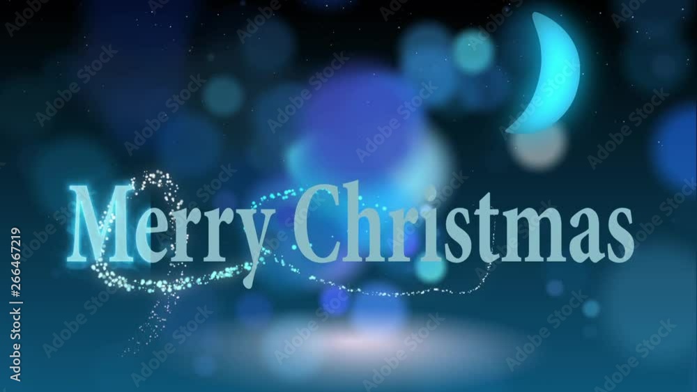 Christmas background with snow, the magical appearance of captions Christmas background with snow, the magical appearance of captions