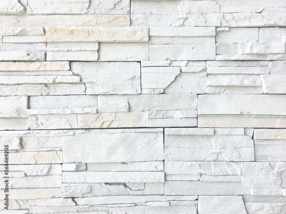 Seamless texture of white decorative stacked stone, natural stone cladding  Stock Photo | Adobe Stock