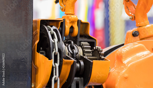 cross section of industrial crane