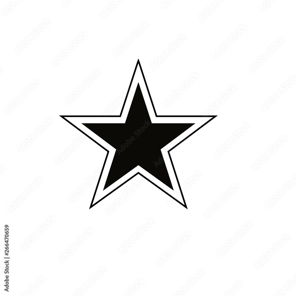Star Icon vector. Rating symbol for web design - Vector Star Icon vector. Rating symbol for web design - Vector
