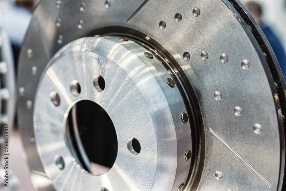 Steel brake disc complete with brake pads. Steel brake disc complete with brake pads.