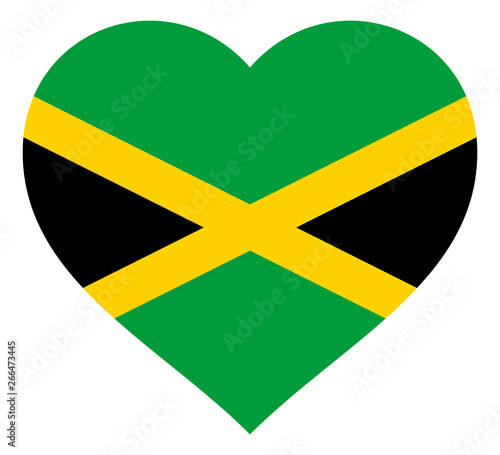 flag in heart vector illustration sign. Flag in the shape of Heart with contrasting contour, symbol of love for his country or valentine day, patriotism.