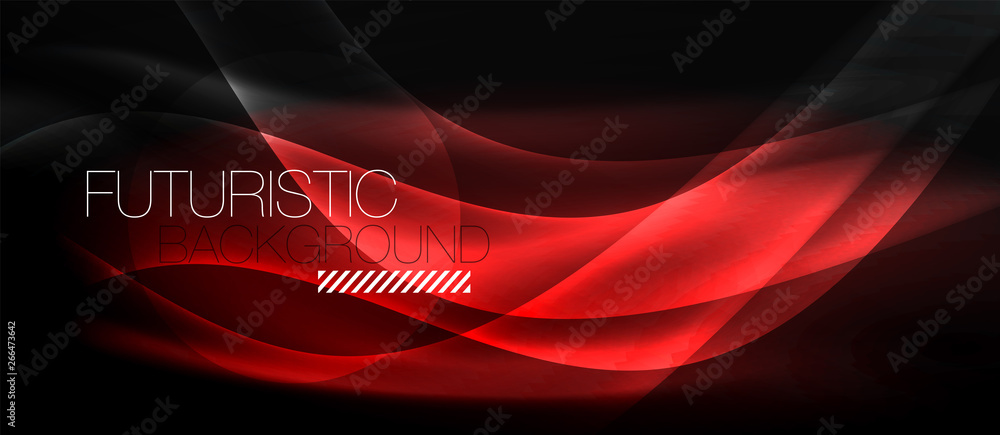 Neon light waves Neon light waves
