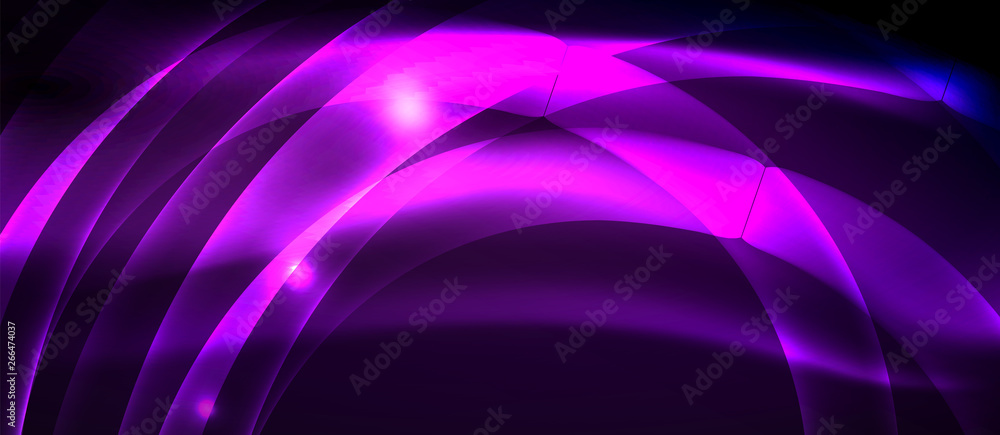 Neon light waves Neon light waves