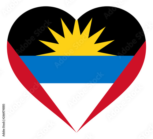 Free Download flag in heart vector illustration sign. Flag in the shape of Heart with contrasting contour, symbol of love for his country or valentine day, patriotism. - GFXLoad