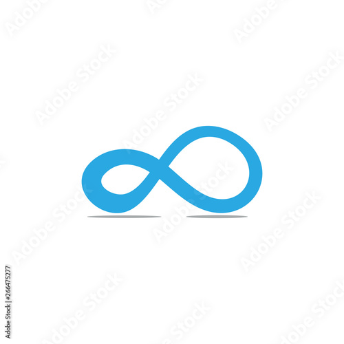 simple curves rubber abstract motion logo vector