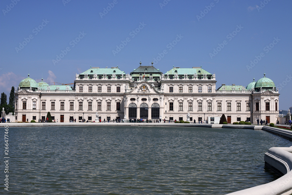 Belvedere Palace in Vienna Austria