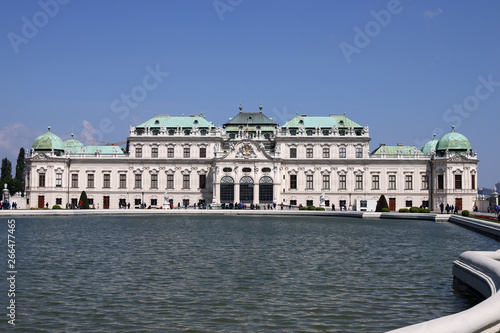 Belvedere Palace in Vienna Austria