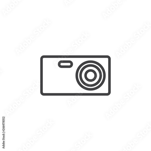 Travel camera line icon. linear style sign for mobile concept and web design. Photo Camera outline vector icon. Symbol, logo illustration. Pixel perfect vector graphics Free Download Travel camera line icon. linear style sign for mobile concept and web design. Photo Camera outline vector icon. Symbol, logo illustration. Pixel perfect vector graphics - GFXLoad