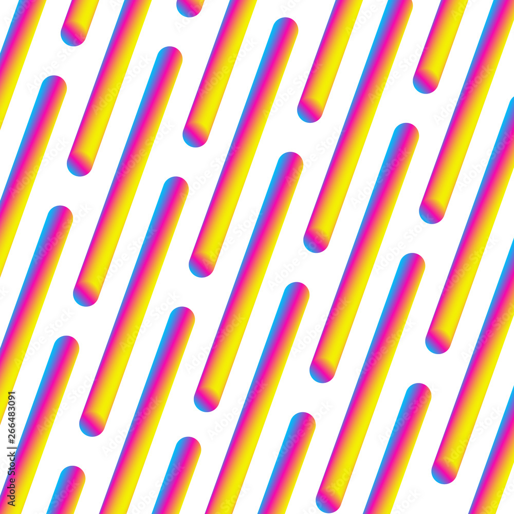 Gradient neon repeated sticks on white. Gradient neon lines Gradient neon repeated sticks on white. Gradient neon lines