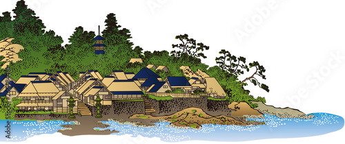 富嶽三十六景　相州江嶌