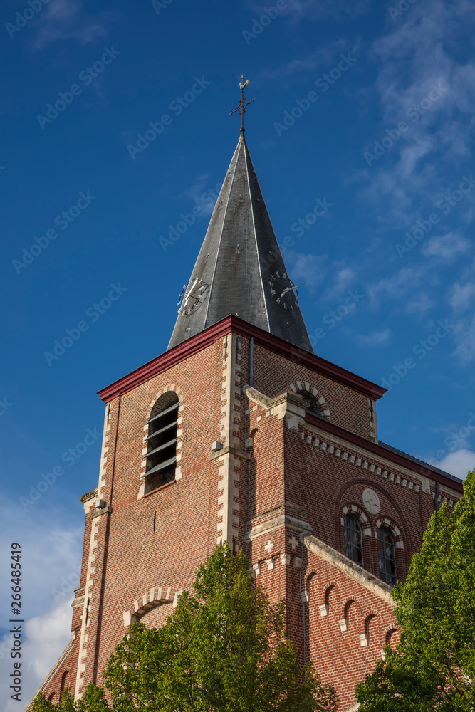 Church of Roncq, Hauts de France region, France