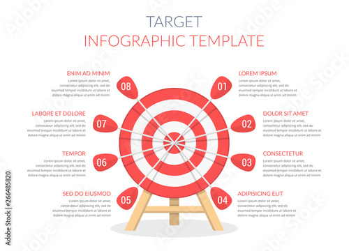 Target with Eight Arrows