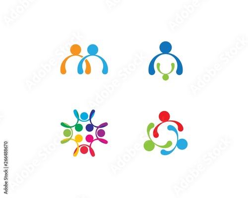 Community logo vector icon illustration Free Download Community logo vector icon illustration - GFXLoad
