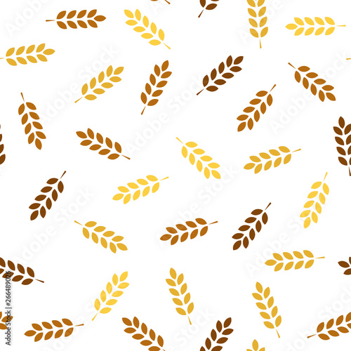 Fotótapéta Wheat seamless pattern