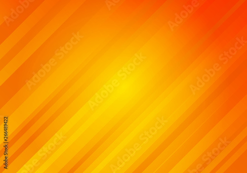 Abstract yellow and orange color background with diagonal stripes. Geometric minimal pattern. You can use for cover design, brochure, poster, advertising, print, leaflet, etc.