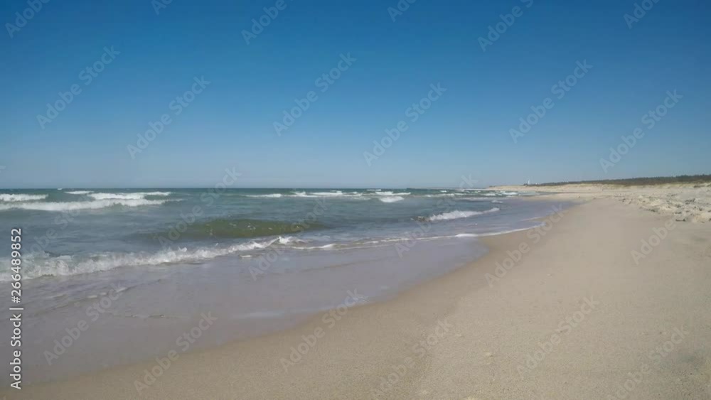 Surf of the Baltic Sea in Poland Surf of the Baltic Sea in Poland