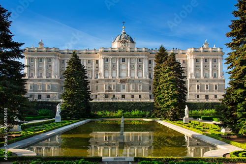 Spain, Madrid, the royal palace