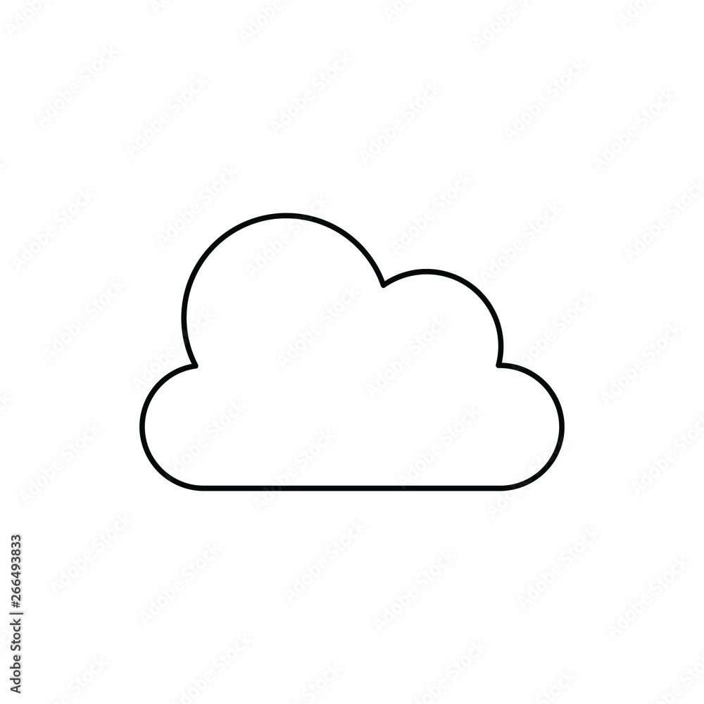 cloud line icon cloud line icon