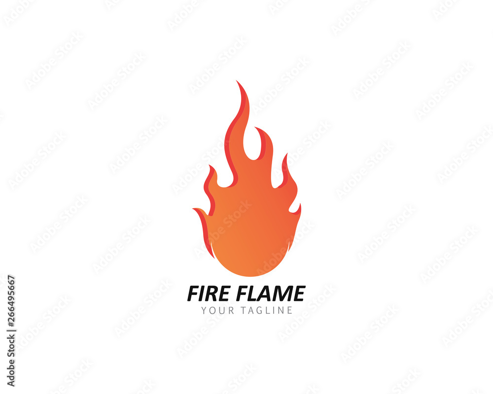 Fire flame Logo Template vector icon Oil, gas and energy logo Fire flame Logo Template vector icon Oil, gas and energy logo