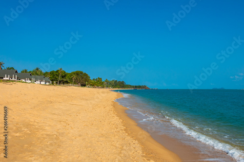 Tropical beach and sea - Holiday vacation concept background