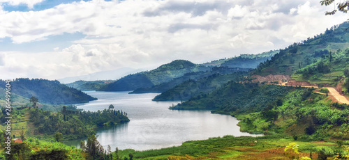 Quadro su tela Lake Kivu
