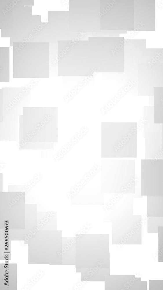 White abstract background. Misty backdrop with grey squares. 3D illustration White abstract background. Misty backdrop with grey squares. 3D illustration
