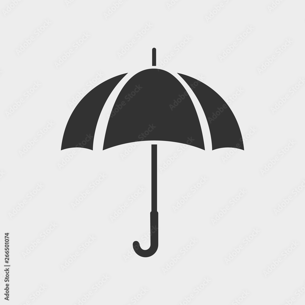 The umbrella icon. Protection symbol. The umbrella icon. Protection symbol.