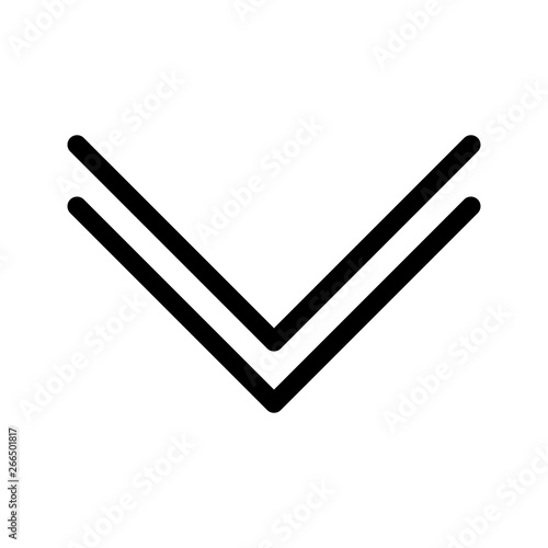 Down Direction Arrow Icon For Your Project