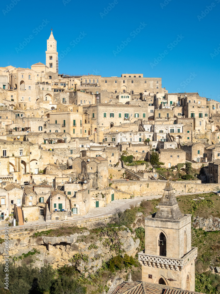 Matera stones village, European capital of culture on 2019
