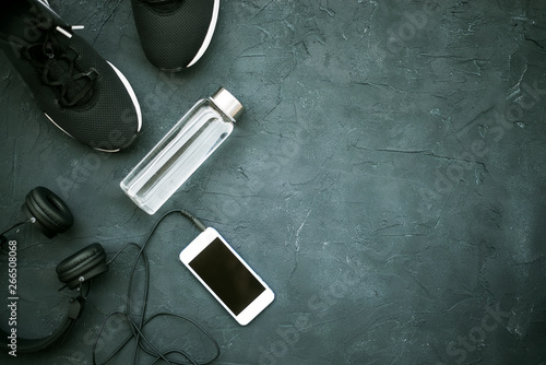 concept of morning running.