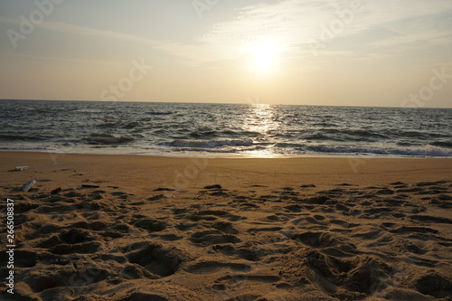 sunset on beach