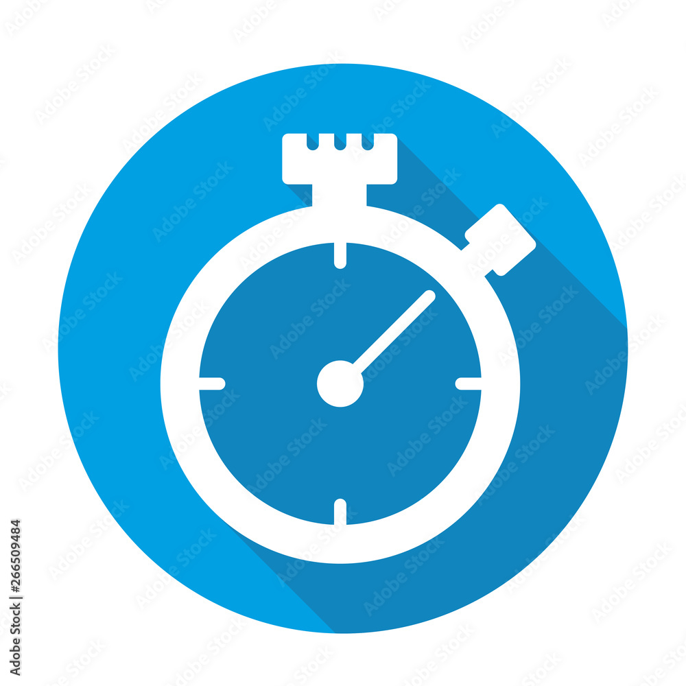 stopwatch vector blue icon in modern flat style isolated. Symbol stopwatch is good for your web design. stopwatch vector blue icon in modern flat style isolated. Symbol stopwatch is good for your web design.