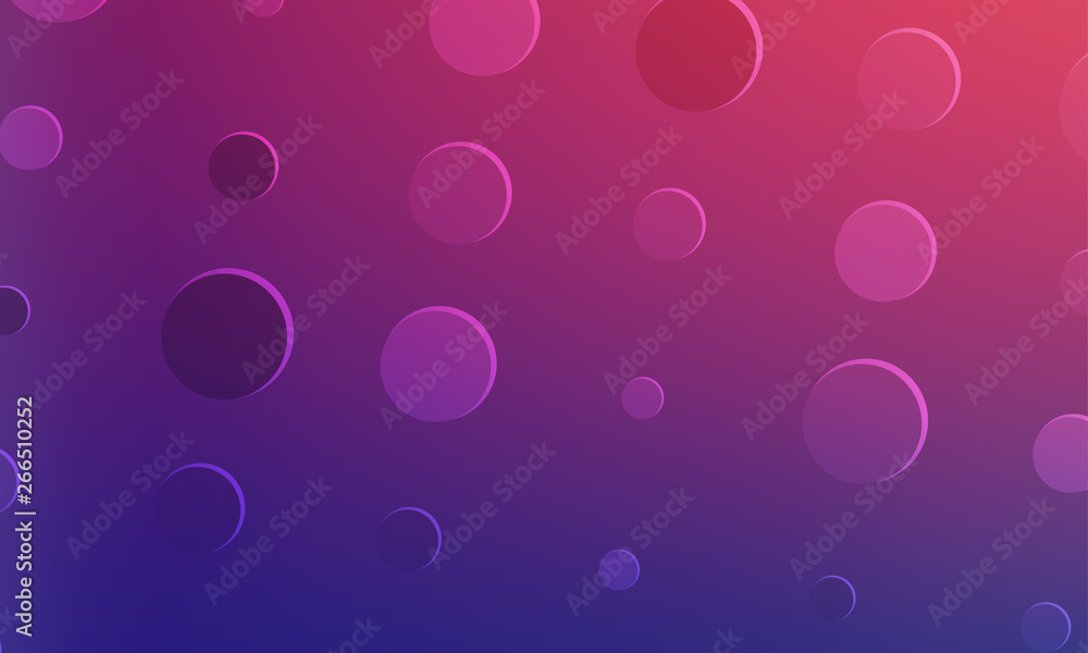 Pastel color vector abstract circle background.