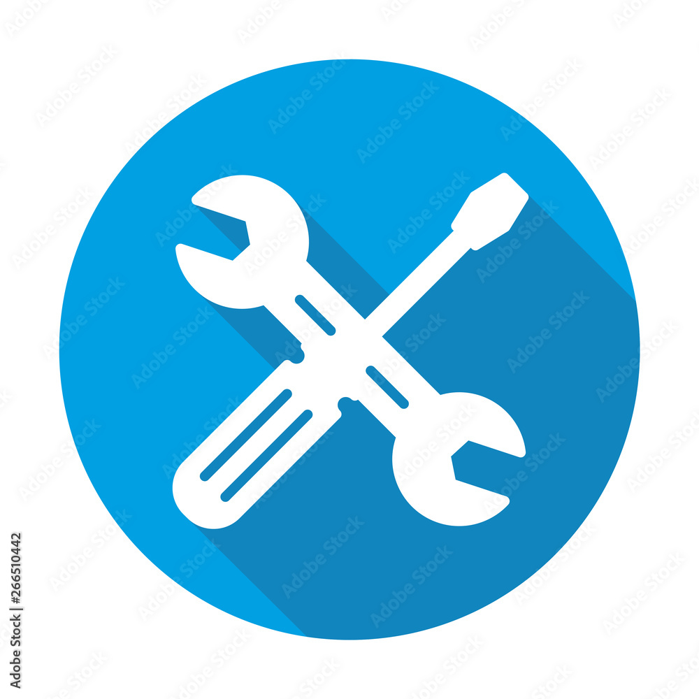 Repair vector blue icon in modern flat style isolated. Repair can support is good for your web design. Repair vector blue icon in modern flat style isolated. Repair can support is good for your web design.