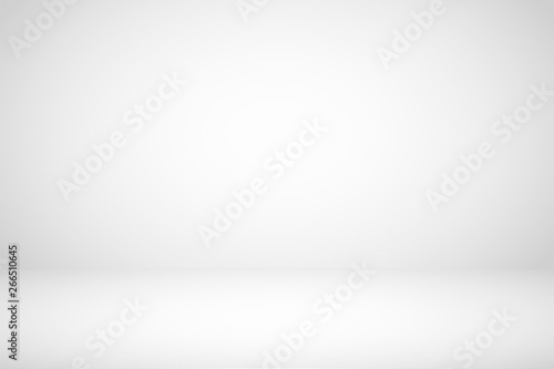 Empty white studio room abstract background