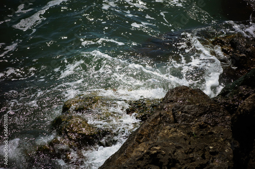 water flowing over rocks © Iordache