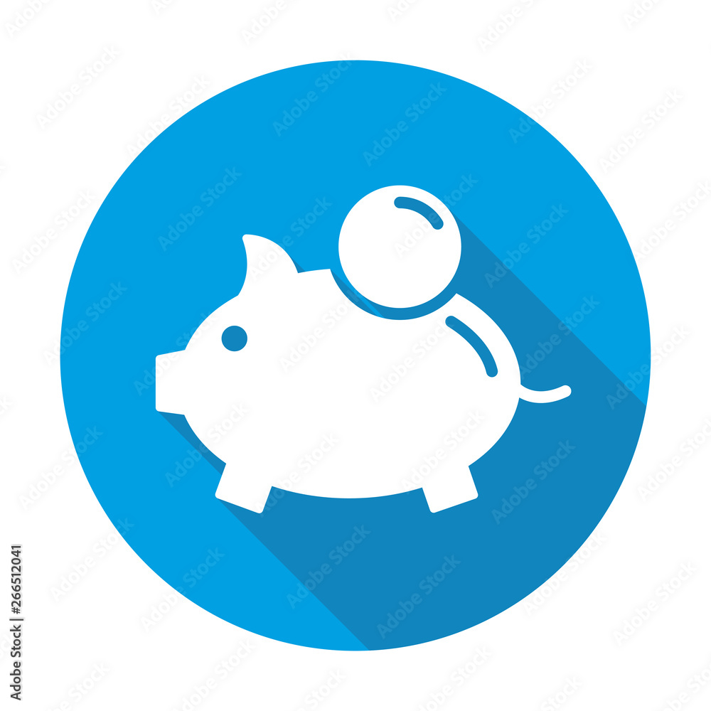Money vector blue icon in modern flat style isolated. Money can support is good for your web design. Money vector blue icon in modern flat style isolated. Money can support is good for your web design.
