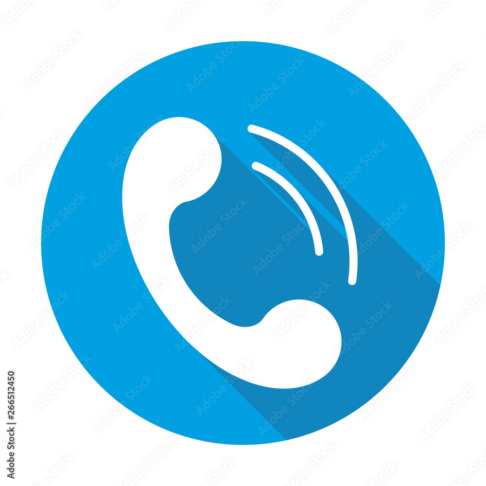 Phone vector blue icon in modern flat style isolated. Phone can support is good for your web design. Phone vector blue icon in modern flat style isolated. Phone can support is good for your web design.