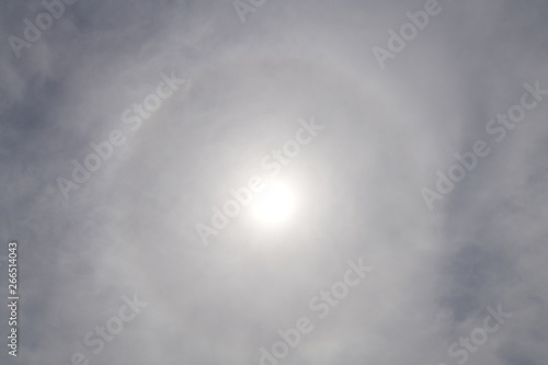 光の輪、ハロが見えました、令和元年5月3日。