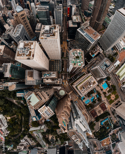 Photography Aerial view of Central, Hong Kong