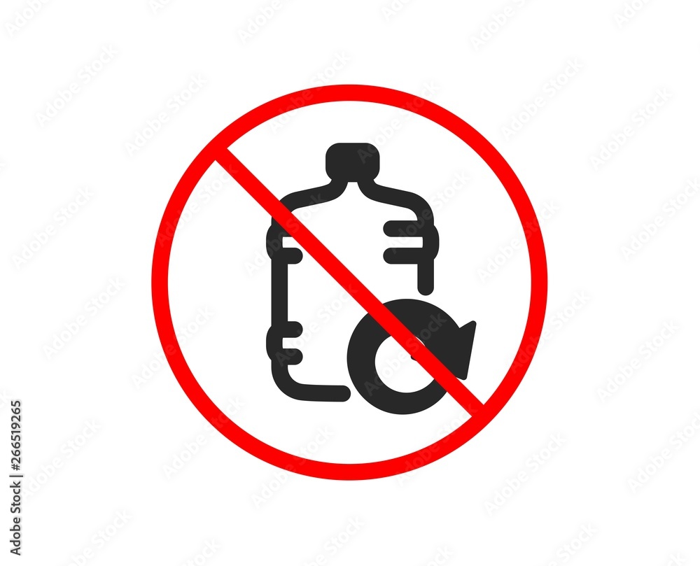 Check Mark ok sign Icon Water Bottle