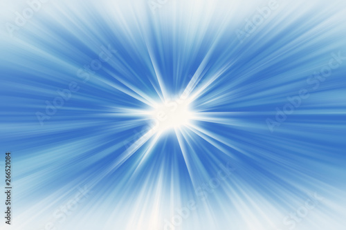 Blue radial radiant banner background glowing starburst photo