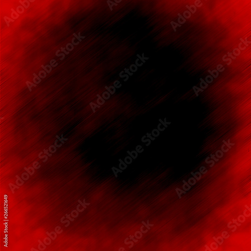 red background with dark center